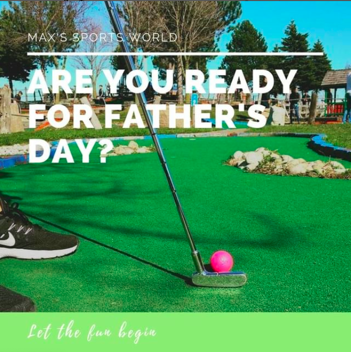 MaxsSportsWorld's tweet photo. Are you ready for Father's Day? Come by Max's Sports World for the driving range, mini golf and Axe throwing! You can pre-pay online or pay when you show up! Let the fun begin!

#letthefunbegin #MaxsSportsWorld #golf #minigolf #drivingrange #axethrowing #waterloo #kwregion https://t.co/nzKxiud8AP