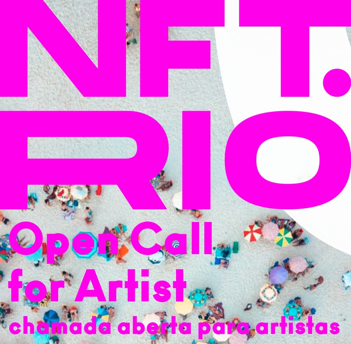 Chamada aberta para expor no #NFTRio.

Inscrições até 7 jun (terça).

bit.ly/chamadanftrio