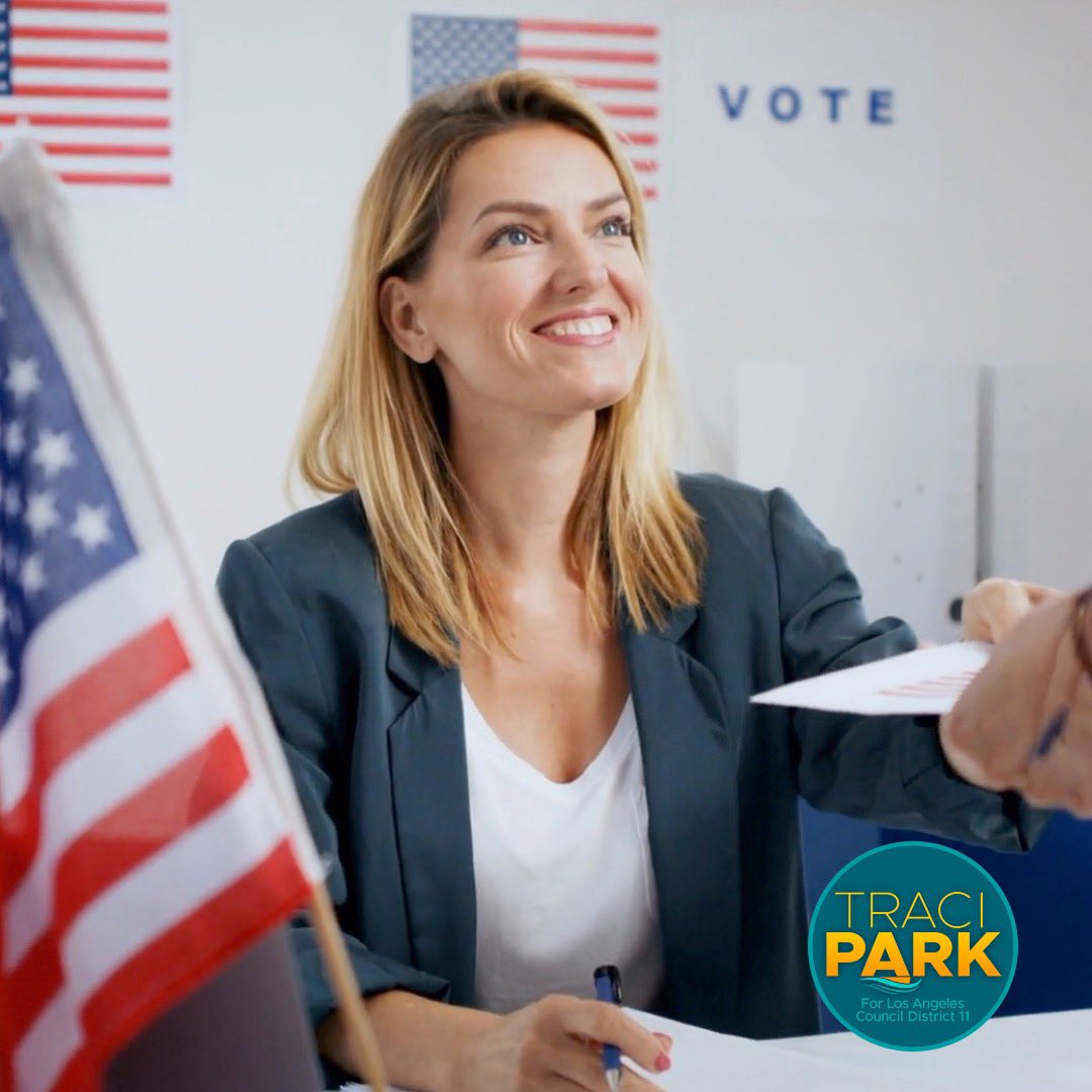 TraciParkforLA's tweet photo. California law requires your employer to give you up to two hours of paid time off if your work schedule does not permit sufficient time to vote on election day. Let your employer know TODAY that you will need the time to vote on Tuesday!

#voteforchange #votejune7th #losangeles https://t.co/agd0r8EB4x