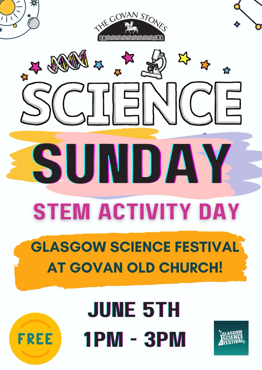 The Govan Stones ๐ก๐ (@govanstones) on Twitter photo โจ THIS SUNDAY! โจ 1pm - 3pm
๐ FREE Science fun in Glasgow! ๐
Dinny panic! Although 'CommuniT in The Park' had to postpone their event this weekend, Glasgow Science Festival now marches 5 mins up the road to the <a href="/GovanStones/">The Govan Stones ๐ก๐</a>! โ๏ธ
Short notice folks so please SHARE ๐
โจ THIS SUNDAY! โจ 1pm - 3pm
๐ FREE Science fun in Glasgow! ๐
Dinny panic! Although 'CommuniT in The Park' had to postpone their event this weekend, Glasgow Science Festival now marches 5 mins up the road to the <a href="/GovanStones/">The Govan Stones ๐ก๐</a>! โ๏ธ
Short notice folks so please SHARE ๐
