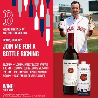 Tim Wakefield (@timwakefield49) on Twitter photo On Friday, June 10th, I’ll be making my way around town to see all you Red Sox Fans. Be sure to stop by to see what we have going on. And don’t forget to pick up a bottle of your favorite <a href="/Woodbridge_Wine/">Woodbridge Wines</a>. #ad #21+ On Friday, June 10th, I’ll be making my way around town to see all you Red Sox Fans. Be sure to stop by to see what we have going on. And don’t forget to pick up a bottle of your favorite <a href="/Woodbridge_Wine/">Woodbridge Wines</a>. #ad #21+
