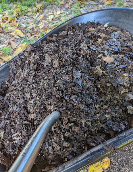 Finished compost ready for mixing with soil! This was the 2nd batch this calendar year for the #JeffersonGarden #TJMSRocks #APSGreen