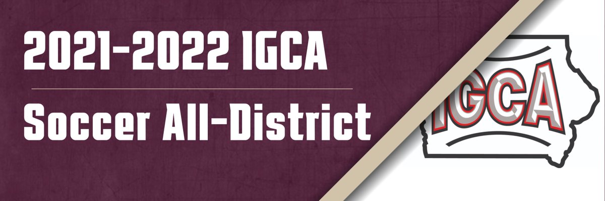 2022 IGCA Soccer All-District Teams have been released!

iagca.org/soccer.html