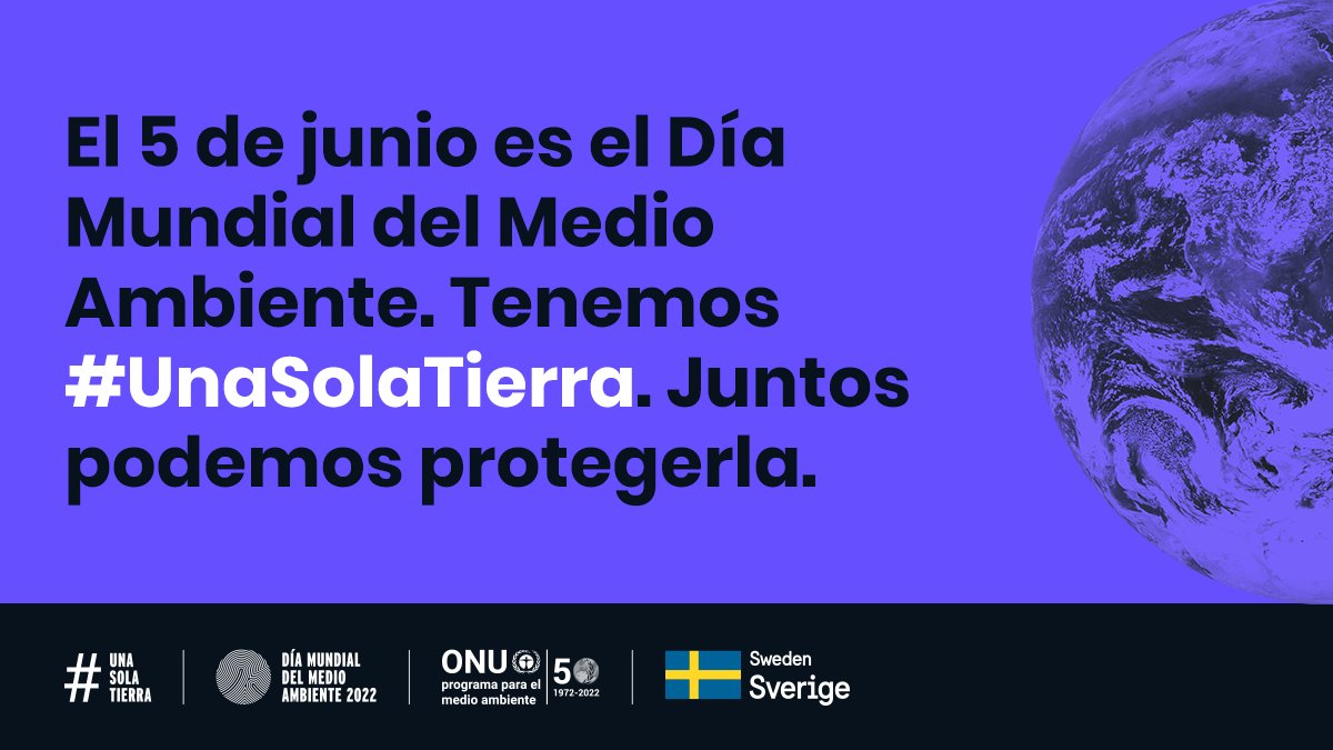 Naciones Unidas (@onu_es) on Twitter photo La ciencia es clara. Se acaba el tiempo.
Debemos pasar de dañar el planeta a curarlo.
Necesitamos replantear la forma en que vivimos y en que consumimos.
Tenemos #UnaSolaTierra.
Debemos cuidarla.
Más de <a href="/unep_espanol/">Programa ONU Medio Ambiente</a> en el #DíaMundialDelMedioAmbiente: worldenvironmentday.global/es La ciencia es clara. Se acaba el tiempo.
Debemos pasar de dañar el planeta a curarlo.
Necesitamos replantear la forma en que vivimos y en que consumimos.
Tenemos #UnaSolaTierra.
Debemos cuidarla.
Más de <a href="/unep_espanol/">Programa ONU Medio Ambiente</a> en el #DíaMundialDelMedioAmbiente: worldenvironmentday.global/es