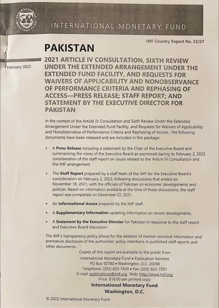 ad_swat's tweet photo. حکومت نے معاہدہ پبلک کردیا !
#ہم 
سیاست نہیں ریاست بچانے آئے ہیں عمران نیازی کے آئی ایم ایف کیساتھ فروری 2022 میں پٹرول اور بجلی کی قیمتیں بڑھانے کا معاہدہ
مسلم لیگ ن اپنی سیاست داؤ پر لگا کر ملک بچانے کی جنگ لڑ رہی ہے 
محض لفنگوں کی طرح اقتدار کے مزے لوٹنے نہیں آئی https://t.co/zgDOy6WF3G