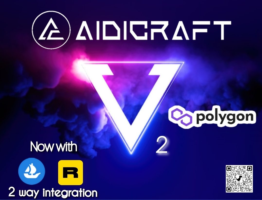 RealVerseToken's tweet image. Haven't👂of me? That's ok, you soon will 😉. 

It's time I get to work with
@AidiCraft. Incoming Soon with #Polygon Network also #opensea &amp;amp; #rarible 2 way integration.

Aidiverse.com Aidicraft.io #PolygonNFT
@0xPolygon @Polygon @PolygonDaily #NFTMarketplace