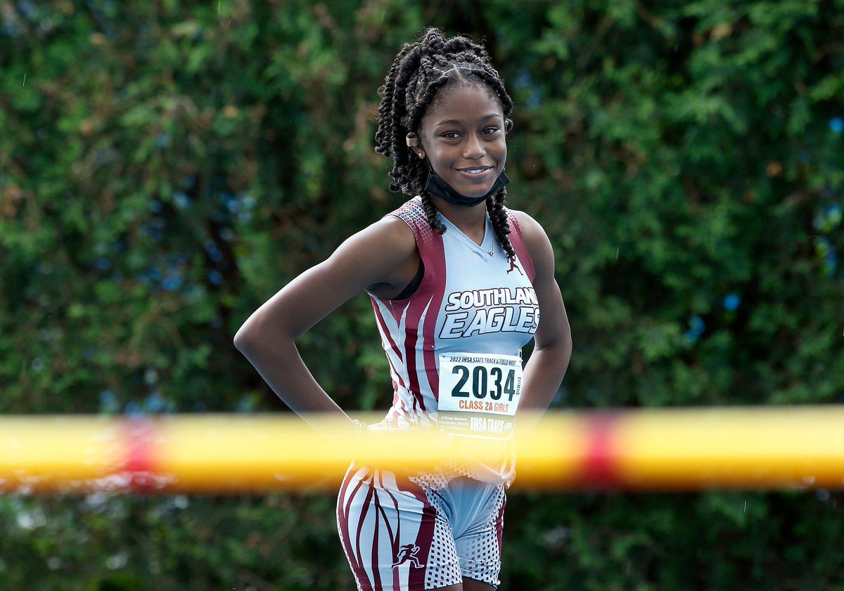 SCPCHS's tweet photo. 🎉Congratulations to rising senior Jada Fryer, who qualified and soared at State in the high jump as well. (4/5) https://t.co/Gn0WWoBANr