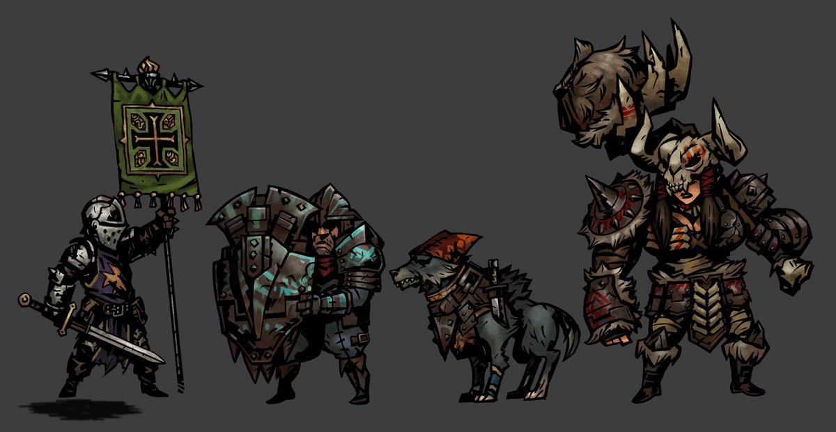 Darkest Dungeon x Monster hunter commission