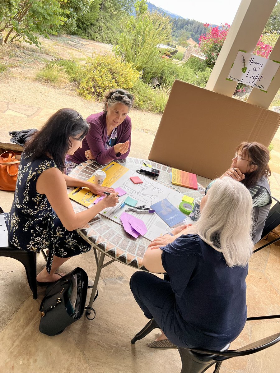 TeravanaFdn's tweet photo. Our goal is to design actionable plans for physician wellbeing together, that these physician leaders can implement in their orgs on Monday. As Robert Rodriguez said, “we need solutions for physician well being immediately, on an ER timeline.” #mindfulmd #teravanafoundation https://t.co/RqflFJiIYv