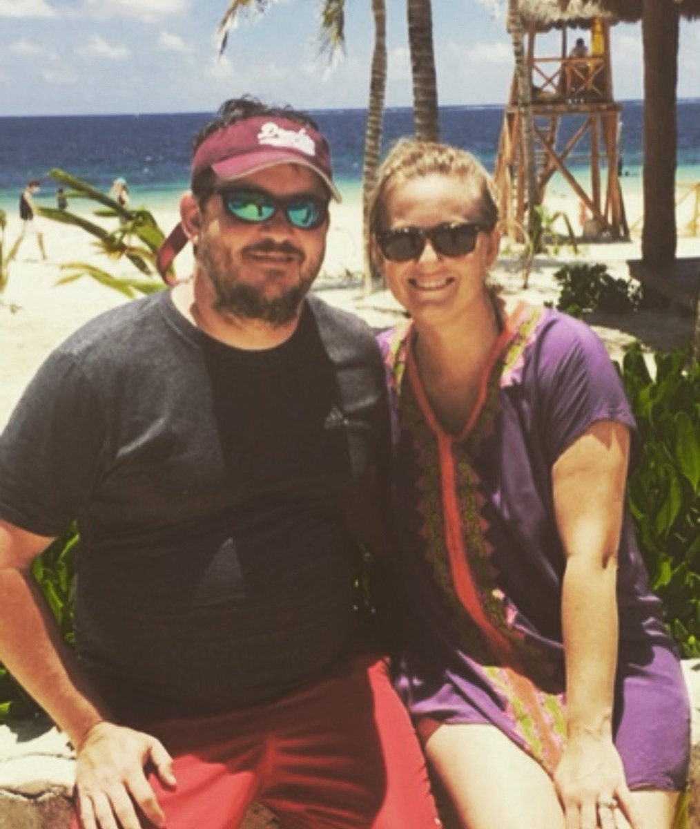 KimSmith713's tweet photo. You say it’s our anniversary!!!!! Not much longer and we will be back on the beach. I can’t wait! Thanks for putting up with me another year. You deserve a medal @mitchsmith1127 https://t.co/bfAOg4XaRH