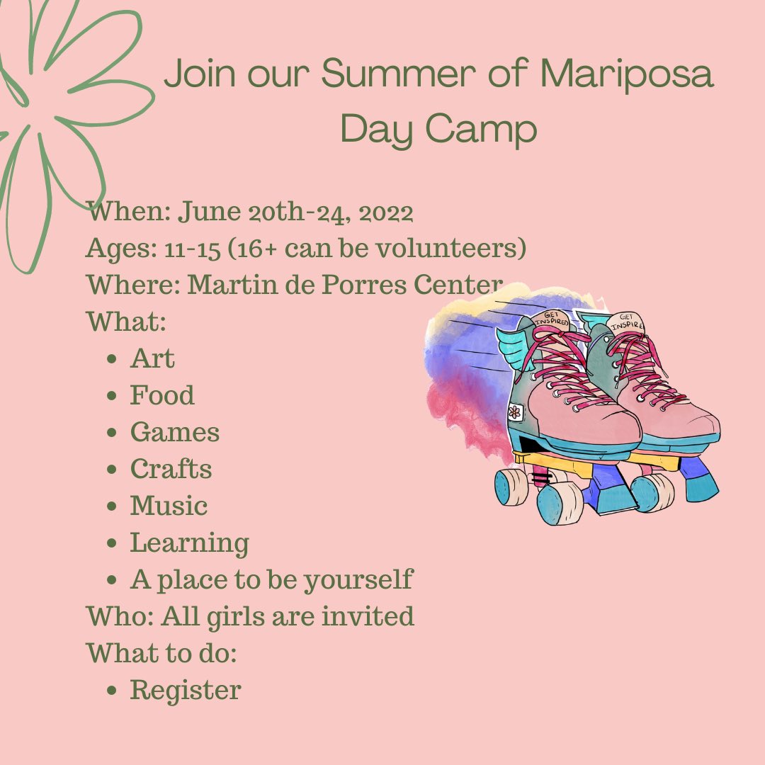 ProyectoMar's tweet photo. Our Summer of Mariposa is here! So many activities. Registration required. https://t.co/AiyOknsara