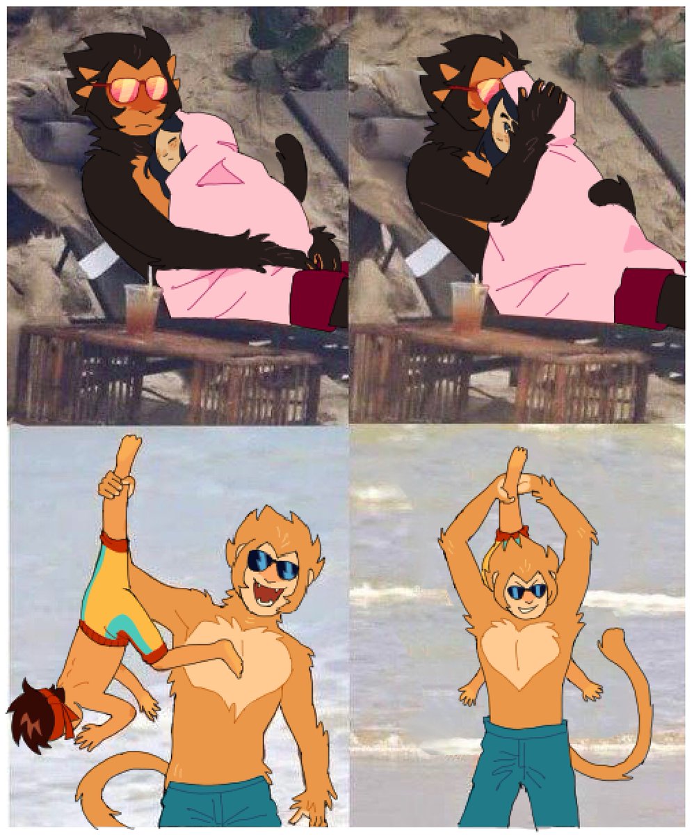 BBirber's tweet photo. // LMK SPOILERS

Macaque with Hostess vs. Wukong with MK
[#LEGOMonkieKid] https://t.co/5JZKEnjtnp