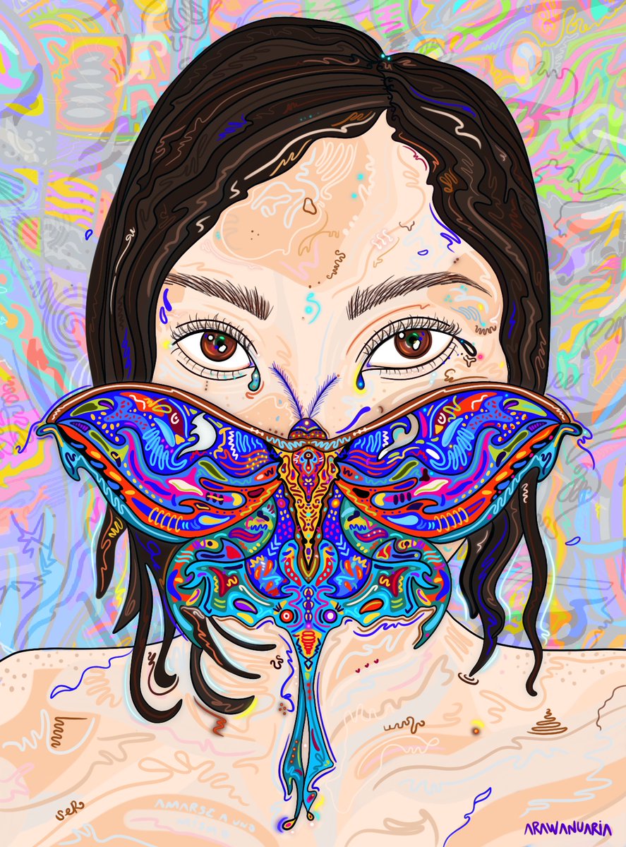 I'm back... With a Self-portrait and a Moth

teia.art/objkt/742189
#tezos #nftart #freedom 

3 editions <3