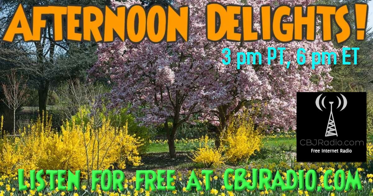 Start your weekend with 2 hours of NEW music at 3 pm PT, 6 pm ET on CBJRadio.com. Today hear <a href="/MichaelTinholme/">Michael Tinholme</a> <a href="/SpaceTraffic/">Space Traffic</a> <a href="/BrandonBing/">Brandon Bing</a> <a href="/IngeAugustina/">Inge Augustina</a> <a href="/DaveHaynesRocks/">Dave Haynes</a> <a href="/KaiserKillersUK/">KaiserkillersUK</a> <a href="/JeremyGluck/">Jeremy Gluck</a> <a href="/TCaughtery/">TheCaughtery</a> <a href="/SuziToyOfficial/">suzitoy</a> <a href="/JohnModena/">john modena</a> <a href="/elisnoa/">elisnoa</a> @PaulRayStudents