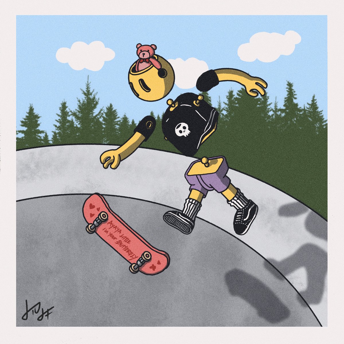 theexplodednft's tweet photo. Hey! Exploders are learning something new everyday. 
Web3, Dapp and Skateboard 🛹 https://t.co/5CPkrMoyEL
