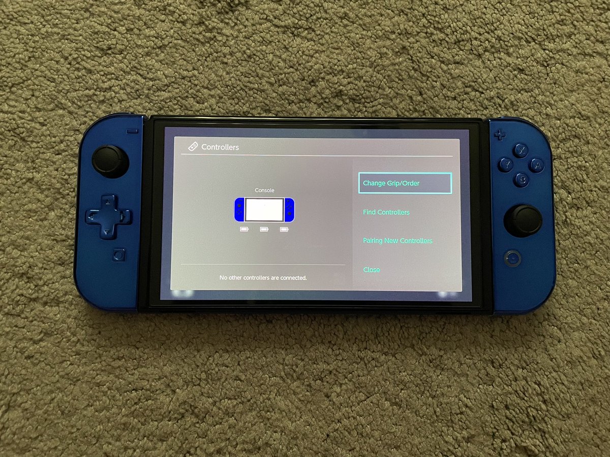 MCmadness110's tweet photo. Also changed the color of the joycon with joy-con toolkit https://t.co/bGuD1SByOc