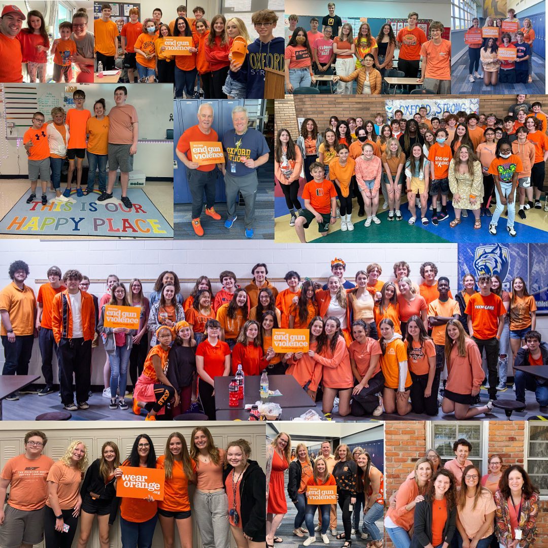 MalloryMcMorrow's tweet photo. Sharing with permission from my friend, constituent, and Oxford High School teacher Lauren Jasinski:

"If the statistics and news stories haven’t hit home yet, take a look at all of these people. These are gun violence survivors. These are students who were shot at school..." 1/ https://t.co/vnEkjBeavO