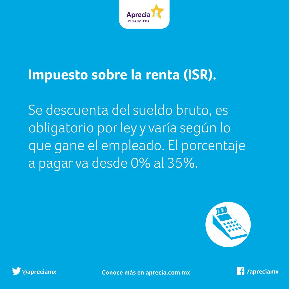 ApreciaMx's tweet photo. Recibiste tu nómina y no sabes ¿por qué tienes menos dinero de lo que esperabas? Seguramente es por las deducciones y aquí te las explicamos. 👇 https://t.co/MEJjrTFgzw