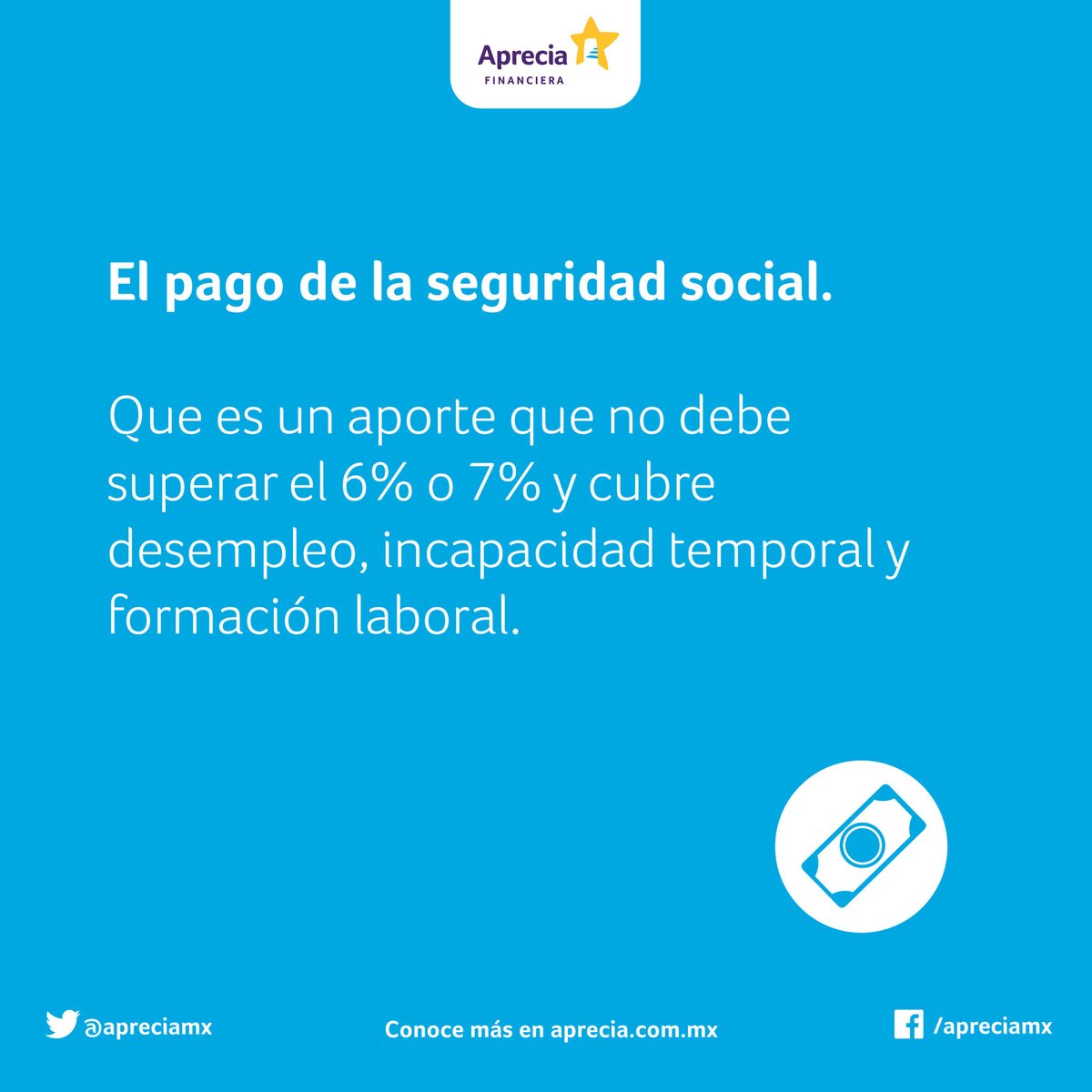 ApreciaMx's tweet photo. Recibiste tu nómina y no sabes ¿por qué tienes menos dinero de lo que esperabas? Seguramente es por las deducciones y aquí te las explicamos. 👇 https://t.co/MEJjrTFgzw