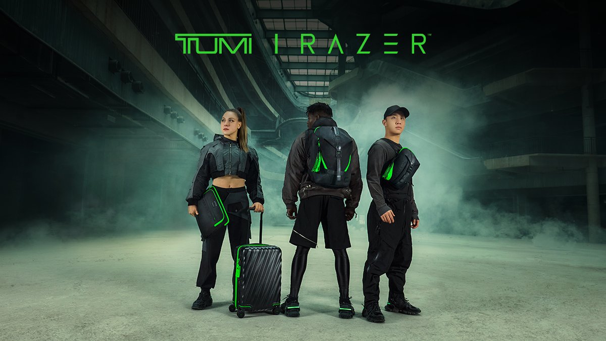 RazerES's tweet photo. TUMI | Razer collection. Con solo 1.337 unidades disponibles en todo el mundo, no pierdas la oportunidad de tener en tus manos nuestro exclusivo equipo de viaje: https://t.co/wrItUazi9m @tumitravel
#TUMIRazer #CarryHard https://t.co/D2wWsXG0sV