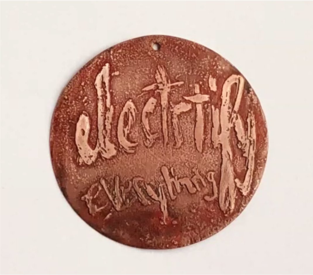 huprice's tweet photo. Just finished a workshop with amazing faculty in Art, Political sci, Comm, Library sci, Nursing, Biology, Psych &amp; Chem helping them weave #ClimateJustice &amp; Civic Engagement into their college courses. So inspiring! Here's #ElectrifyEverthing jewelry from @ bek_flux(IG) art module https://t.co/3XTJlFVW1R