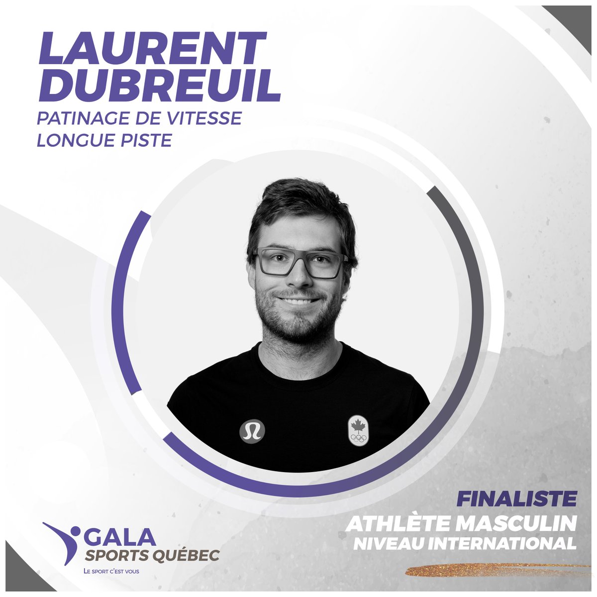 SportsQuebec's tweet photo. [Finalistes du jour - 49e Gala Sports Québec]

Ceux qui brillent sur la scène internationale 👨‍🦰 ✨

👉  Athlète masculin niveau international :
- Laurent Dubreuil (PVLP) ⛸
- Mikaël Kingsbury (Ski acro.) ⛷
- Maxence Parrot (Snow Freestyle) 🏂

Bonne chance à tous!
#GalaSQ https://t.co/9LrsVxYejk