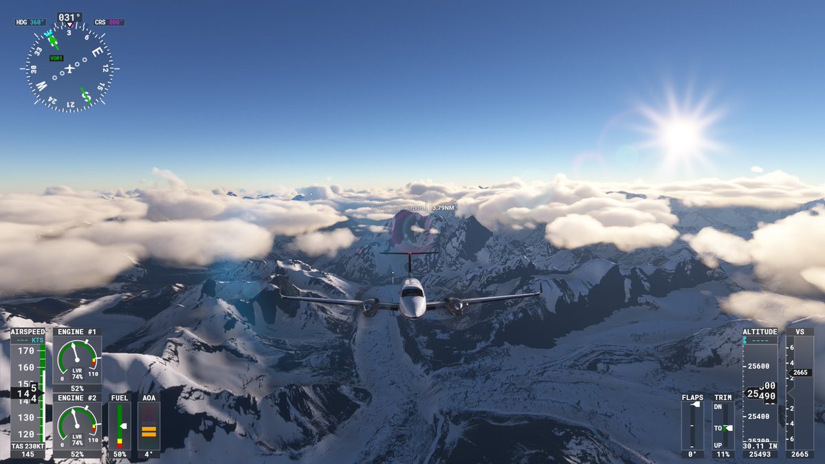 codePetersen's tweet photo. Not a bad place to unlock this achievement! #MicrosoftFlightSimulator #FlightsimFriday https://t.co/R6bOnPUNDo