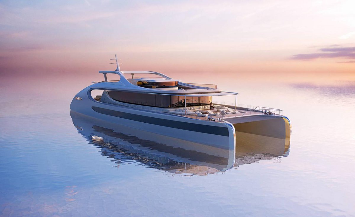 Zaha Hadid Architects creates Oneiric, a new catamaran concept for Rossinavi trib.al/PjkSuoA