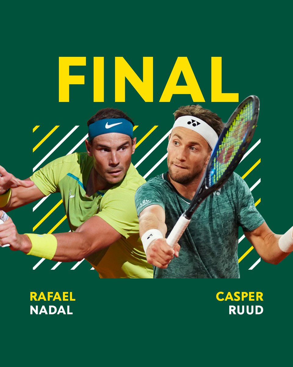 rolandgarros's tweet photo. Sunday is set 🏆

#RolandGarros https://t.co/tDDpsvP01O