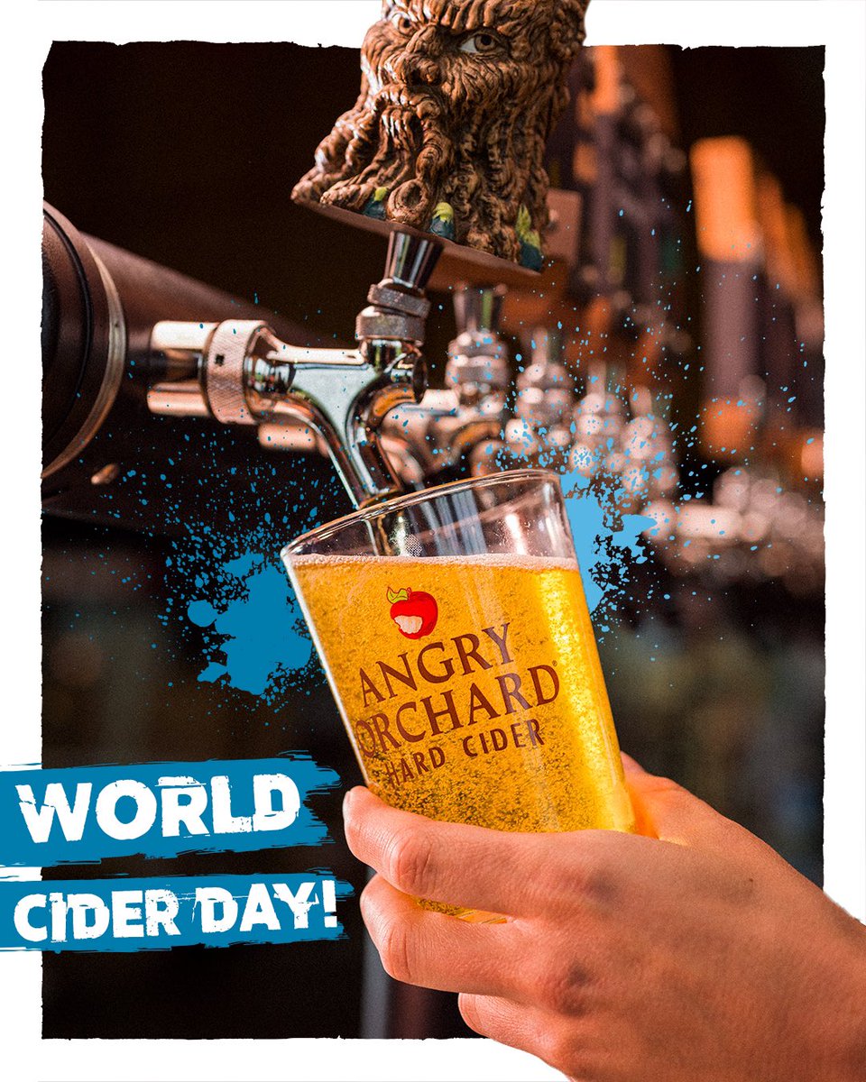 AngryOrchard's tweet photo. 🚨WORLD CIDER DAY🚨 is upon us! What better way to celebrate than to give one of our followers "Angry Orchard for a Year"?!

Yup... You read that right...
 
To enter:  - Retweet this post - Follow @angryorchard https://t.co/LjZEaaEDOh