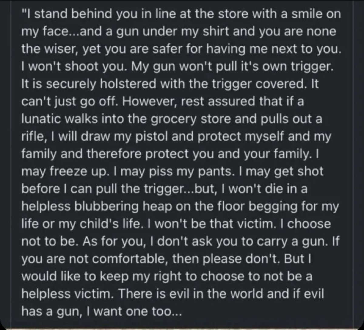 ZachWatsonn's tweet photo. At the end of the day criminals are going to have guns legal or not.. why try to take them out of the hands of good citizens? https://t.co/C4Mxbow60u