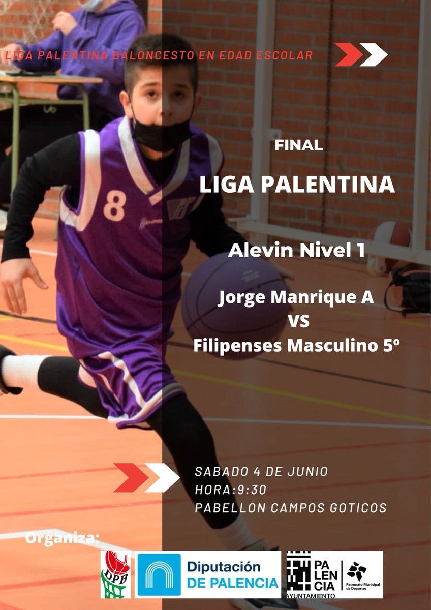 FBCyLPalencia's tweet photo. 1/2
✅ Este fin de semana seguimos con la fase final de la "Liga palentina de Baloncesto" en edad escolar con la disputa de varias finales para este sábado 🥇 https://t.co/6IHjpCaQEH