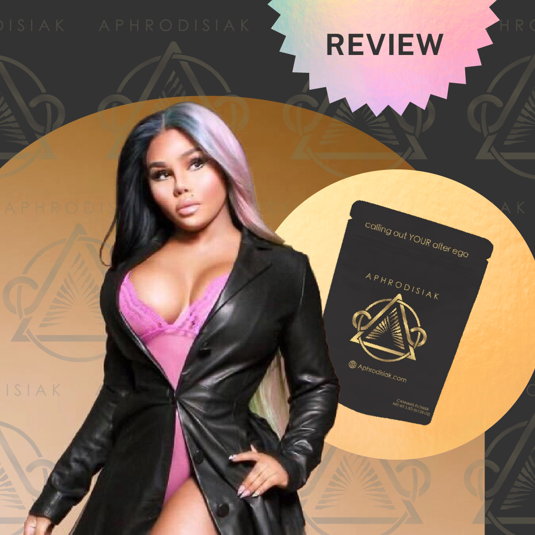 Leafly's tweet image. Leafly got the world's first smell and smoke of Lil Kim's new Hardcore strain from Aphrodisiak. Check out the review: bit.ly/3xgvCZd 💋💋