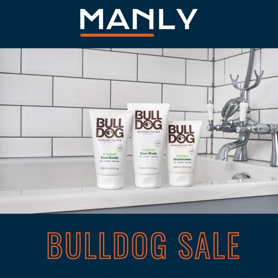 manly_ie's tweet photo. Bulldog skincare for men brings you effective, cruelty-free formulas with added natural ingredients and fragrance. 
And right now it's on sale at https://t.co/xhaDV8FebA🔥➡️ https://t.co/6D0kU0bsW4 
#skincare #mensskincare #crueltyfree #naturalingredients #manlyoffers #bulldog https://t.co/G7B0FySCwQ
