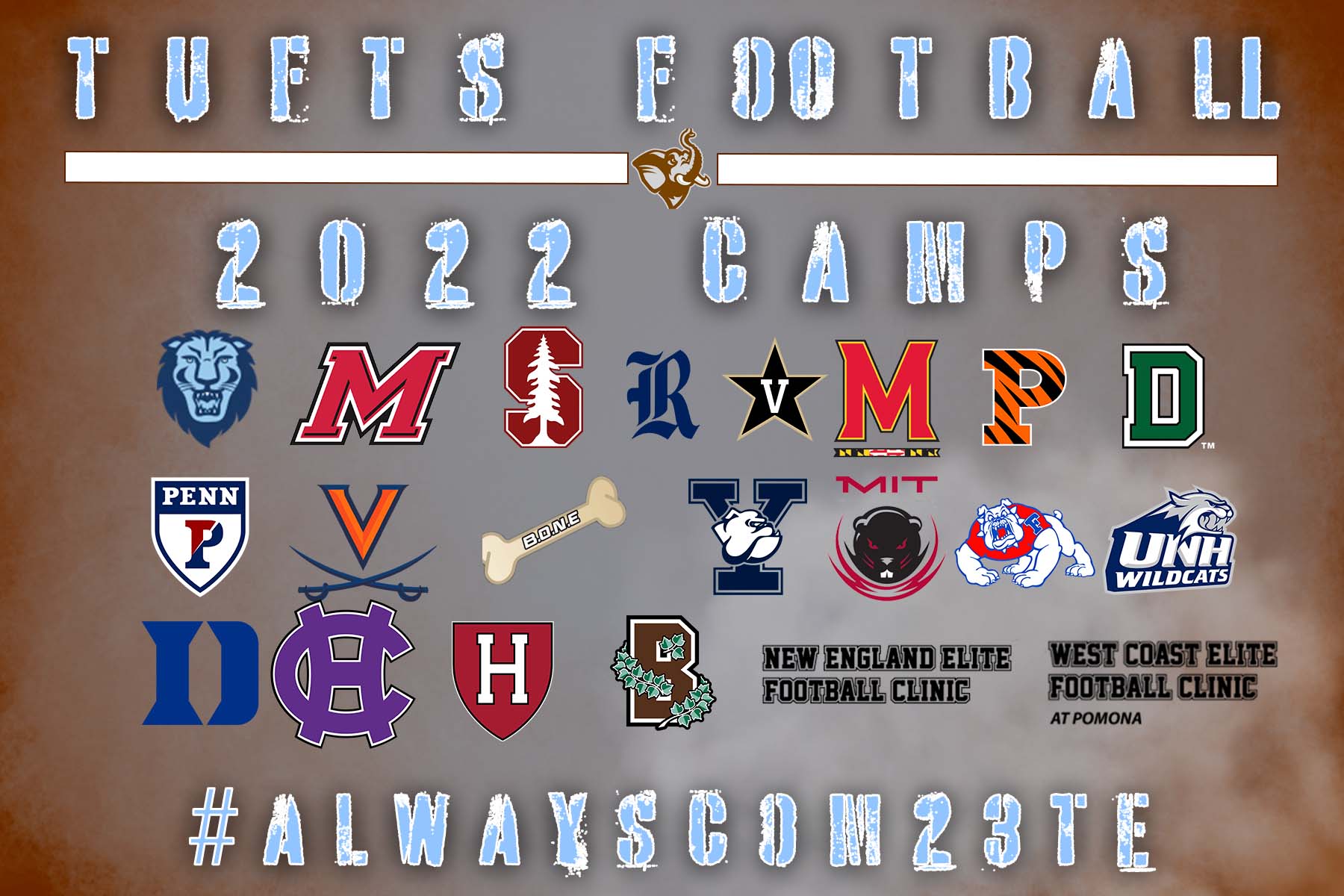 Tufts University Football on Twitter "The Tufts Football coaching staff is going camping⛺️! If
