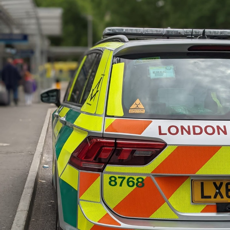 Benji, Michael and Nathan are working out of Waterloo today. Two patients so far including a category 1 call at a busy central London mainline station where they were first on scene.
