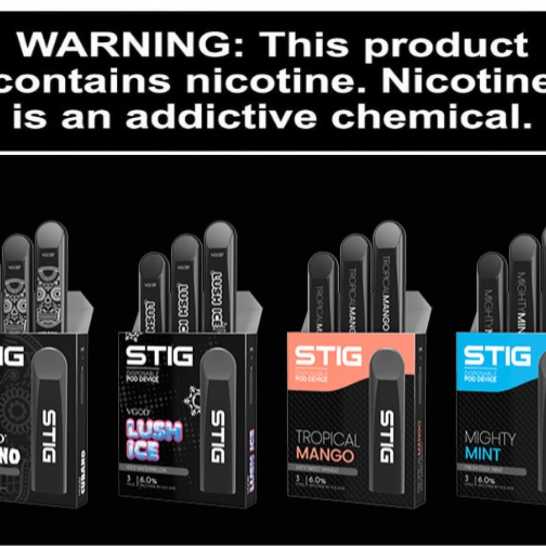 VGOD STIG Pod Device filled with immense flavor that satisfies cravings in one single hit. Instant incredible flavor with on draw activation.

Main Smoke Shop KC
3429 Main Street.
Kansas City, Missouri 64111
816-756-2646
mainsmokeshop.com

#smokeshop #vapeshop #MidtownKC