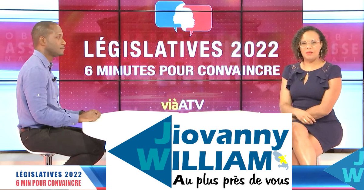 WilliamJiovanny's tweet photo. https://t.co/SvBHXXFuwM
#VIAatv donne la parole à @WilliamJiovanny 
#Auplusprèsdevous
#Lamentin #Robert #Francois #Trinite #GrosMorne #jwilliamlegislatives2022
#politikpeyi #emissionpolitique #electionslegislatives #legislatives2022 https://t.co/j7cOu521Np