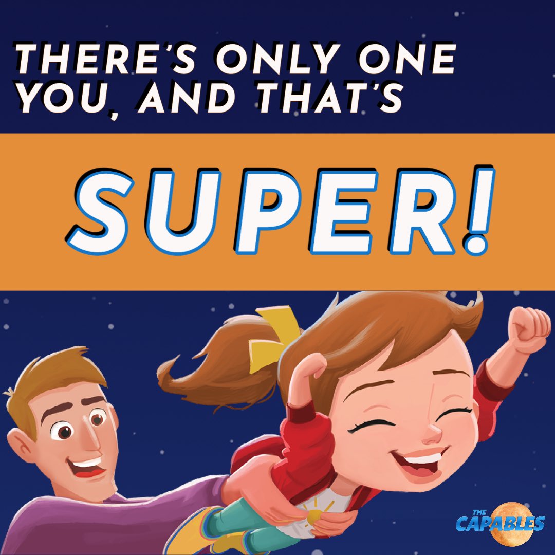 TheCapables's tweet image. 💥 There’s only one YOU, and that’s SUPER! 💥

Share this with someone that you’re SUPER proud of!

#SuperHero #empowerment #beproud #pride #PrideMonth