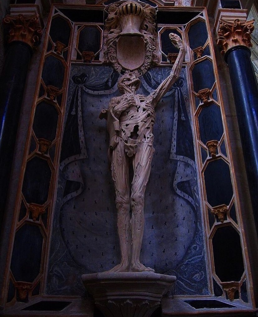 AcademiaAesthe1's tweet photo. “Cadaver Tomb of René of chalon” 1545, by Ligier Richier (1500-1567) https://t.co/X81EB3z1eC