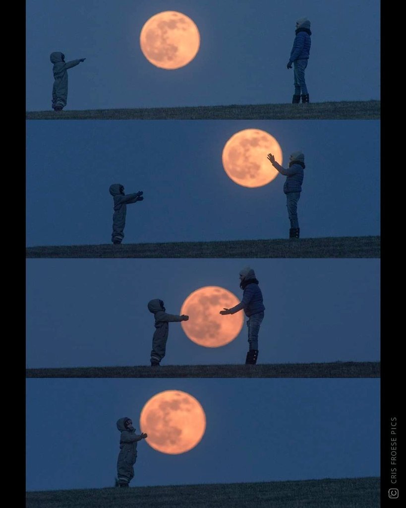 Stealing the moon...