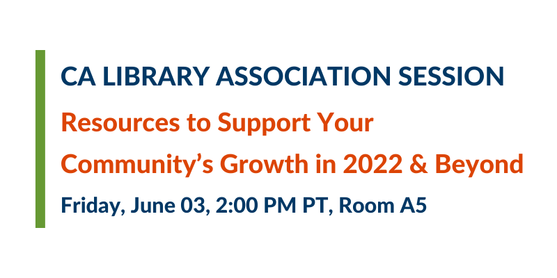 galecengage's tweet image. Join our 2:00 PM session at #CLA2022Conference to uncover strategies and resources to support your adult learners, job seekers, and business communities. See you in room A5!