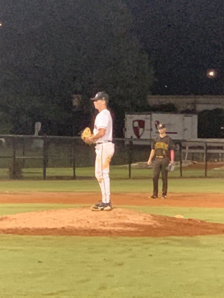 BaseballCorinth's tweet photo. Jack Taylor represented well last night in the DM Howie North/South All-star game. 

Hitting: 1-3 1B, 1SB, 1R

Pitching: 2 IP, 1 H, 0 R https://t.co/DDXWKLtQuF