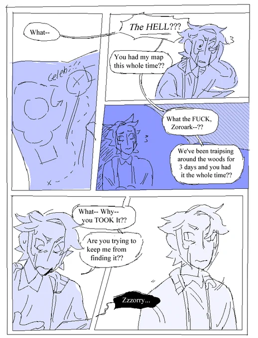 [Zoroark replacement au]
Zingo and Emmet have a talk <3 