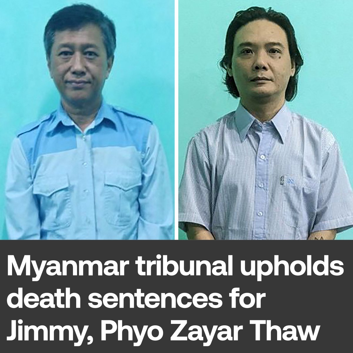 Myanmar’s military courts have upheld death sentences of four activists, including Phyo Zayar Thaw, a former MP from ousted leader Aung San Suu Kyi’s National League for Democracy Party, and another famous activist known as Jimmy, a leader of the country’s 1988 protest movement.