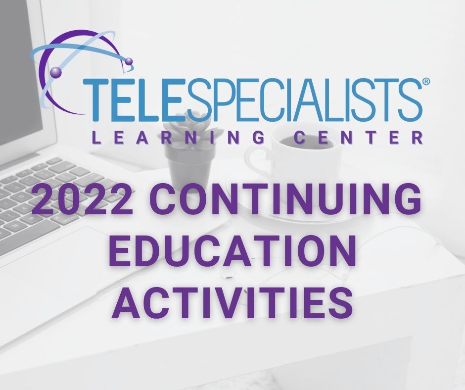 Save the date! TeleSpecialists neurologist Dr. Jessica Floyd will be presenting our next free #CME webinar - "How to Help Your Post-Stroke/TIA Patient After the Hospital: Introducing Lifestyle Medicine" on 7/13 at 12 PM ET. bit.ly/3GoRVil