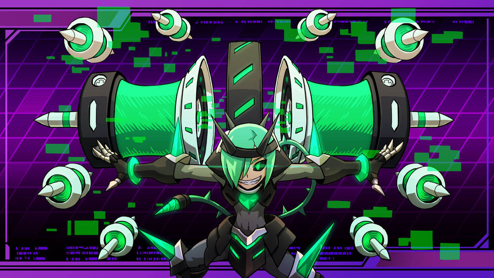 IntiReferences's tweet photo. With this announcement, its confirmed: Azure Striker Gunvolt 3 will continue the mainline series' trend of having a Gamer in each game's cast of bosses. https://t.co/9EQvde2EwP