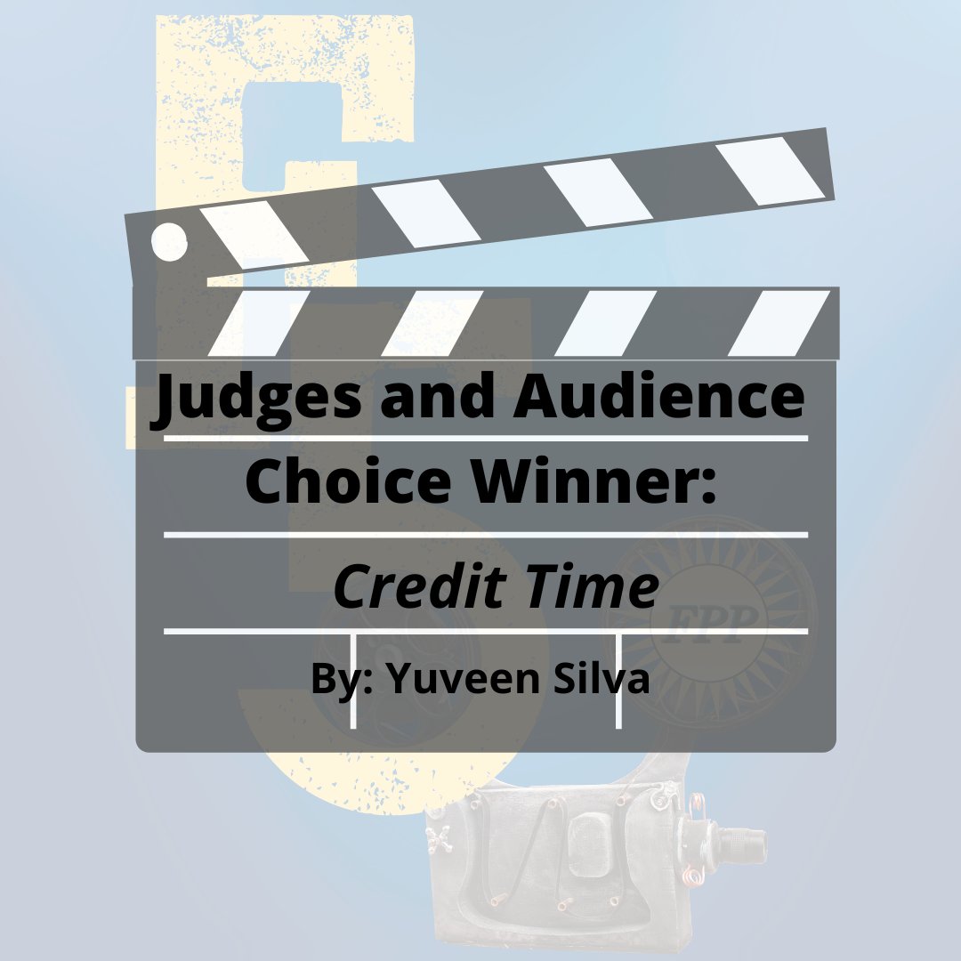Congratulations to Judges and Audience Choice Winner Yulveen Silva! 

Fun Fact: For the first time ever, the judges and audience were in agreement #fpp #f5filmfest #filmfest #spondulics