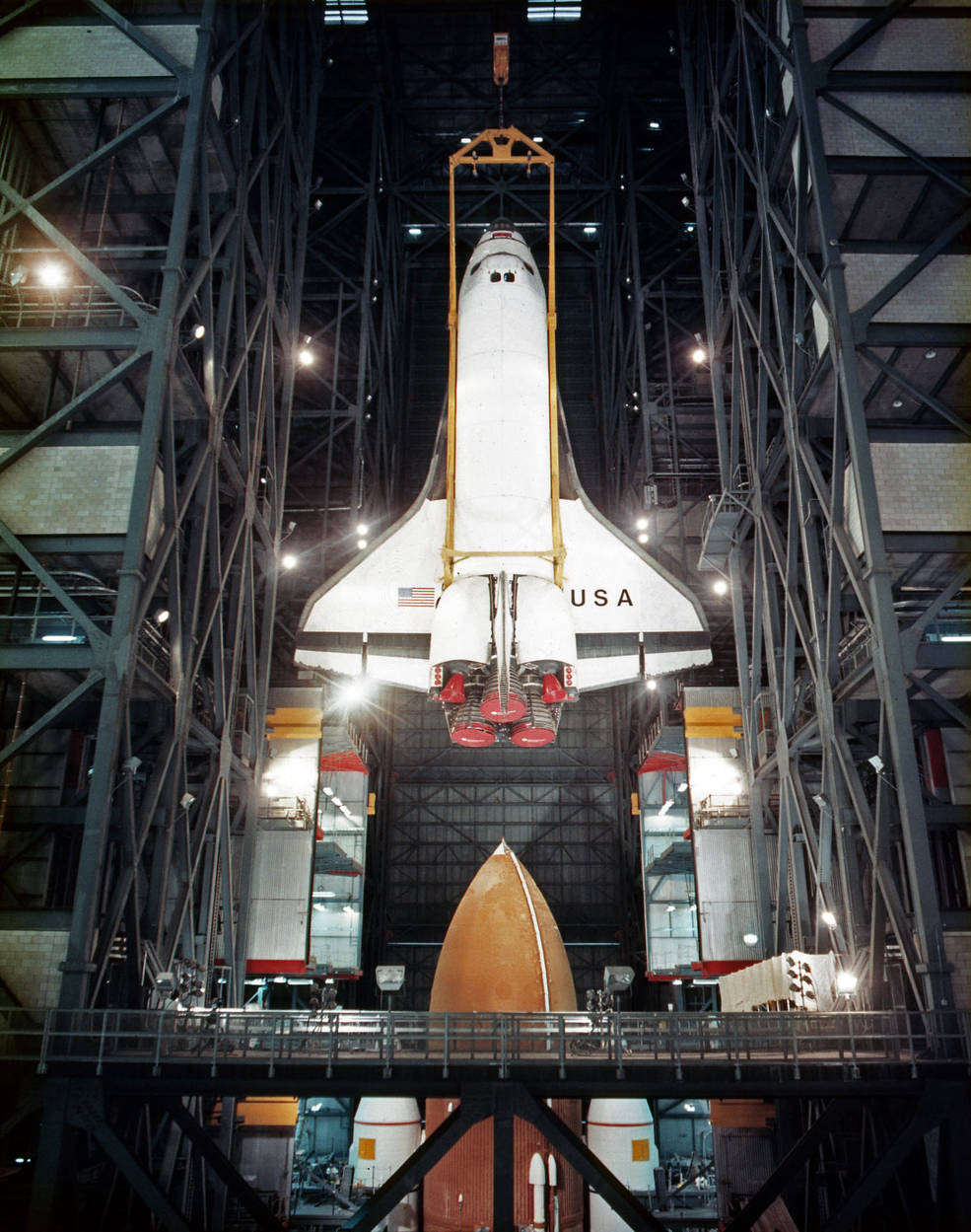 NASA's Johnson Space Center on X: "📸: Preparing space shuttle Columbia for its final mission in the Orbital Flight Test program – STS-4 in 1982. #OTD 40 years ago in @NASAhistory: https://t.co/Z4OC6jXrXQ.