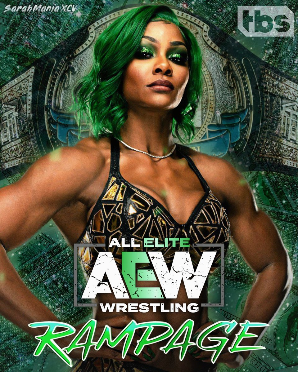 It's Friday, and you know what that means 💅🏾💚 #ThatBitchShow #AEWRampage